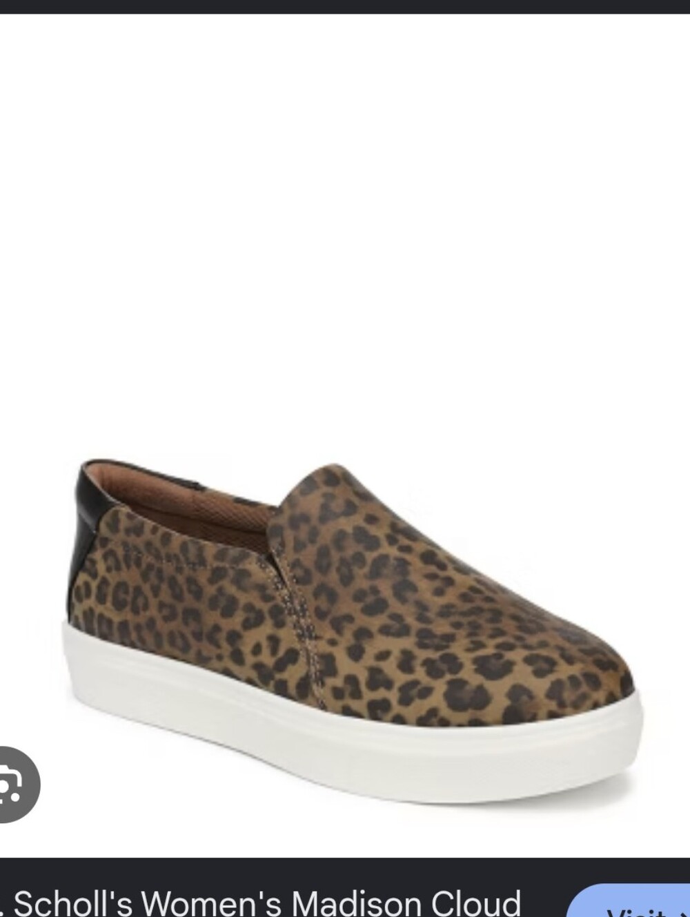 Dr. Scholl's Leopard Print Slip-On Sneakers - Brown & Black Animal Print